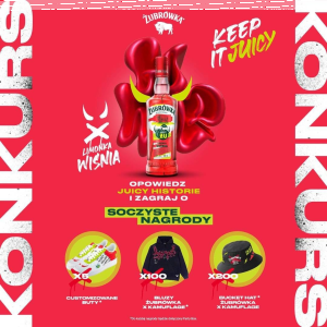 Konkurs "Opowiedź Juicy historie i wygraj soczyste nagrody" Żubrówka 18+