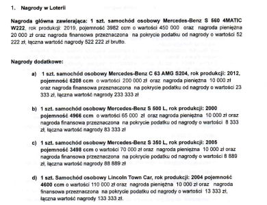 Loteria "Mercedesy od STRADALE Classics"