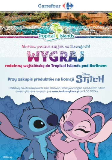 Konkurs "Zdjęcie ze Stitchem" Carrefour