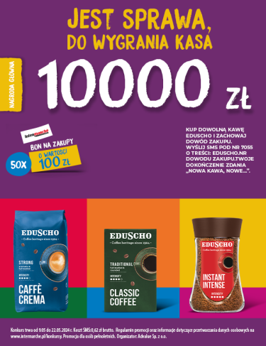 Konkrus "Jest sprawa, do wygrania kasa" Intermarche