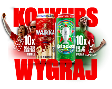 Konkurs "Mistrzowskie Rozdanie z Warka i Heineken w Biedronce" 18+