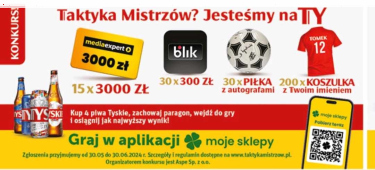 Konkurs "Taktyka mistrzów. Jestesmy na TY" Groszek, EuroSklep, ABC