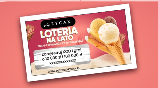 Loteria na lato! Grycan