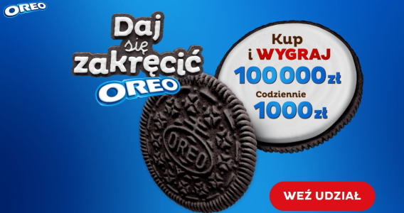 Loteria "Daj się zakręcić Oreo i wygraj"