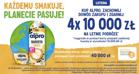 Loteria "Każdemu smakuje, planecie pasuje"