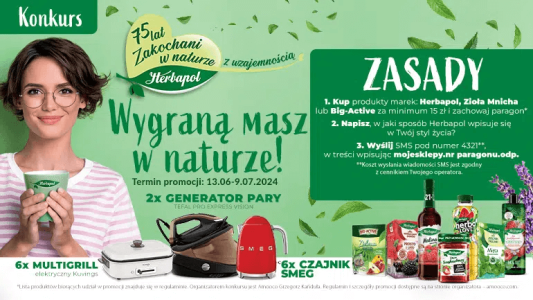Konkurs "Wygraną masz w naturze" Groszek, Euro Sklep, ABC