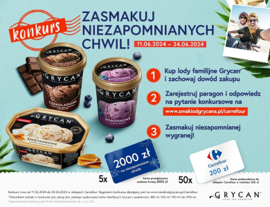 Konkurs "Zasmakuj niezapomnianych chwil!" Carrefour