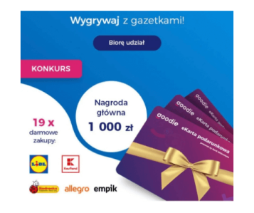Konkrus Goodie "Wygrywaj z gazetkami"