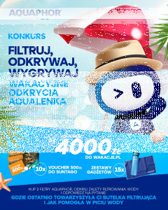 Konkurs "Filtruj, odkrywaj, wygrywaj! Wakacje z Aqualenkiem"