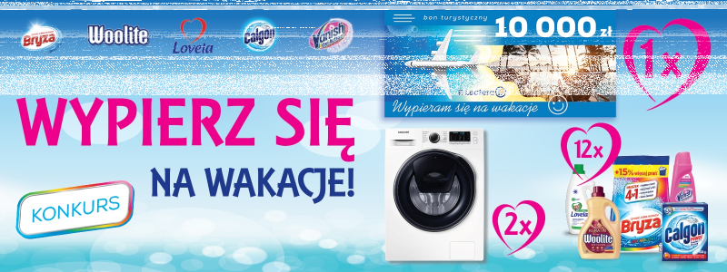 Konkurs "Wypierz się na wakacje!" Leclerc