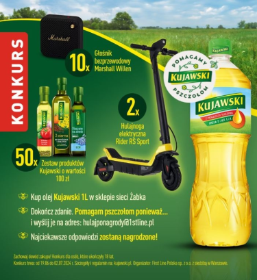 Konkurs "Kujawski w Żabce - Hulaj po nagrody"