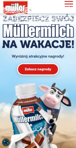Konkurs "Zabezpiecz swój Müllermilch na wakacje" Żabka