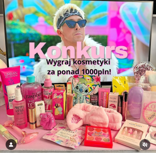Wygraj Różowy Box Kosmetyczny