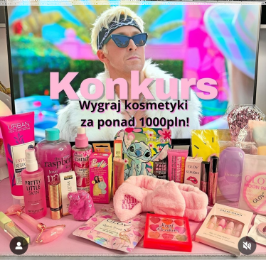 Wygraj Różowy Box Kosmetyczny
