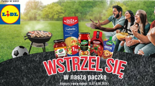 Konkurs "Wstrzel się w naszą paczkę" Lidl