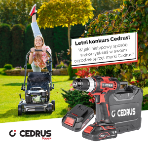 Konkurs "Wakacje w Twoim ogrodzie z marką Cedrus"