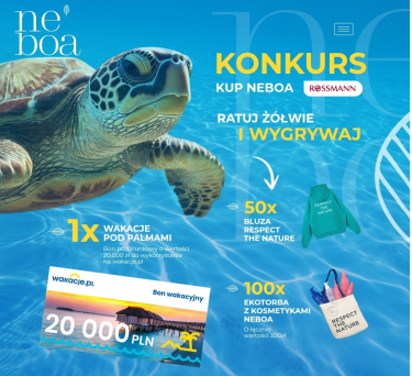Konkurs "Kup neboa, ratuj żółwie" Rossmann