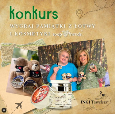 Wygraj pamiątki z Łotwy i kosmetyki
