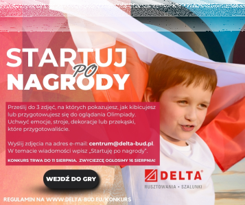 Konkurs "Startuj po nagrody – pokaż mam jak kibicujesz na Olimpiadzie"