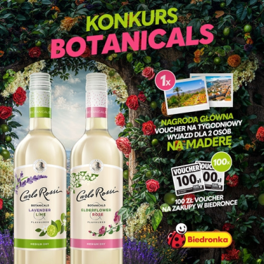 Konkurs "Carlo Rossi Rozkwita Nagrodami" Biedronka, 18+