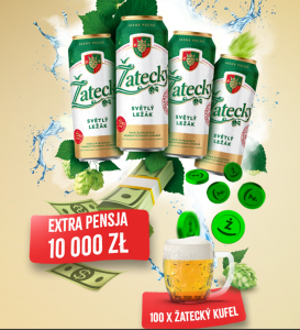 Konkurs "Zatecky - ekstra pensja" Żabka, 18+