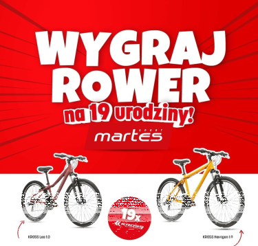 Konkurs na 19 urodziny Martes Sport