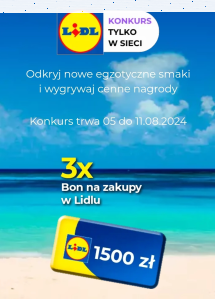 Konkurs "Odkryj nowe egzotyczne smaki" Lidl