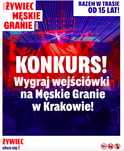 Wygraj podwójne wejściówki na Męskie Granie w Krakowie