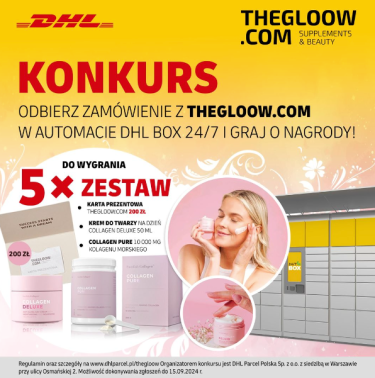 Konkurs "Odbierz paczkę z THEGLOOW w automacie DHL BOX 24/7"
