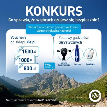 Konkurs "Bezpiecznie w górach"