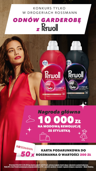Konkurs "Odnów garderobę z Perwoll" Rossmann