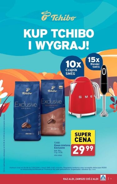 Konkurs "Najlepiej smakuje mi kawa Tchibo" Aldi