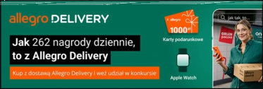Wygrywaj codziennie w konkursie Allegro Delivery!