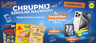 Konkurs "Chrupnij Szkolne Nagrody" Lidl