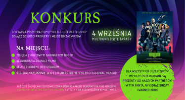 Wygraj bilety na premierę filmu Beetlejuice Beetlejuice