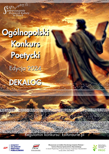 Ogólnopolski konkurs poetycki na wiersz o tematyce sakralnej