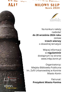 XLIV Ogólnopolski Konkurs Poetycki "Milowy Słup"