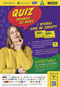 Konkurs "Sprawdź ile wiesz" Abc, Eurosklep, Groszek