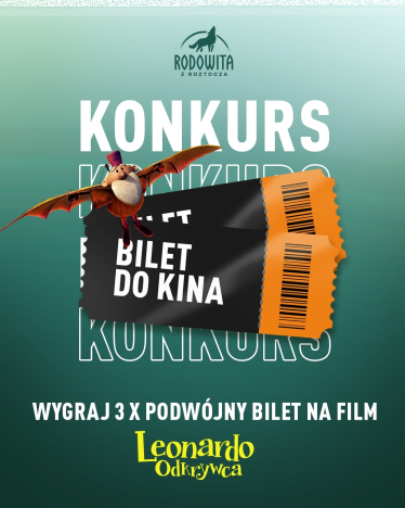 Wygraj bilety na film Leonardo Odkrywca do godz. 10:00
