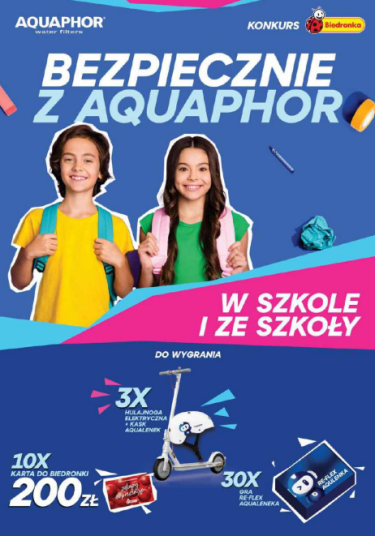Konkurs "Bezpiecznie z Aquaphor" Biedronka