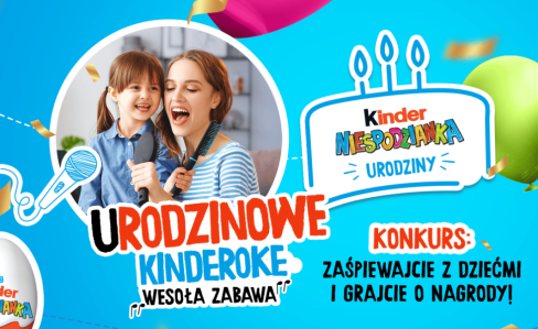 Warszawa: Konkurs "Urodzinowe Kinderoke - Wesoła Zabawa"