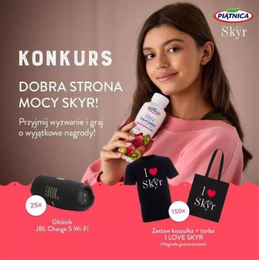 Konkurs "Przejdź na dobrą stronę mocy! Skyr Piątnica"