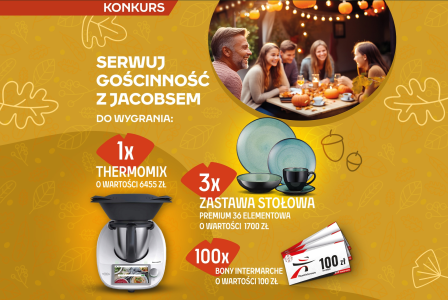 Konkurs "Serwuj gościnność z Jacobsem" Intermarche
