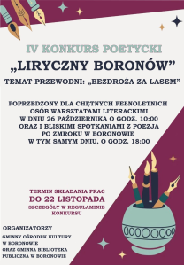 IV konkurs poetycki "Liryczny Boronów"