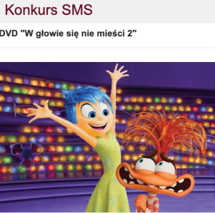 Wygraj DVD "W głowie się nie mieści 2" do godz. 20:00
