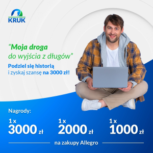 Konkurs "Moja droga do wyjścia z długów – podziel się historią i zyskaj szansę na 3000 zł"