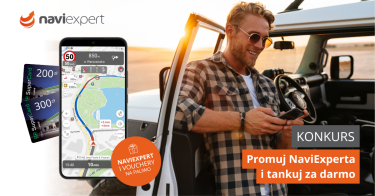 Konkurs "Promuj nawigację i tankuj za darmo"