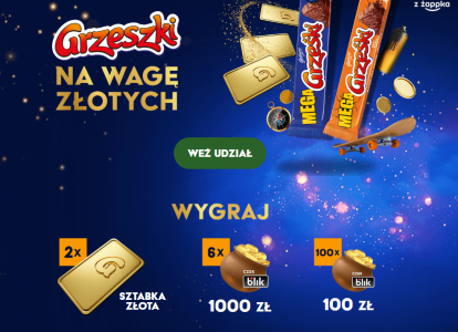 Konkurs Grześki "Grzeszki na wagę złotych" Żabka