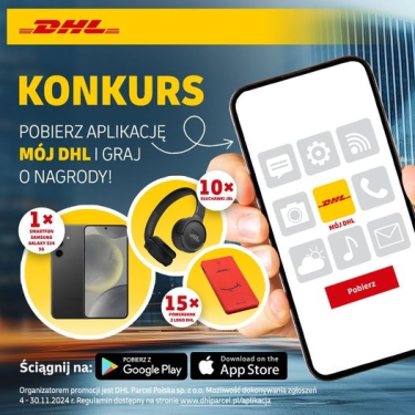 Konkurs "ZłAPP nagrodę z Mój DHL"