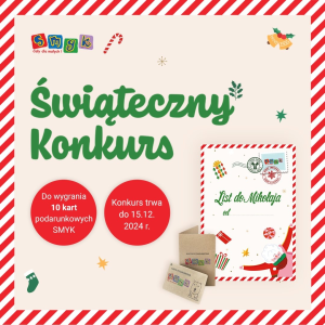 Konkurs plastyczny "Listy do Mikołaja w SMYKU"